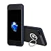Produktbild GHC Cases & Covers, Rock für iPhone 7 Plus Antiskid Texture TPU + PC Schutzhülle mit Metallhalter & Magnetische Adsorptionsfunktion ( Color : Dark blue )