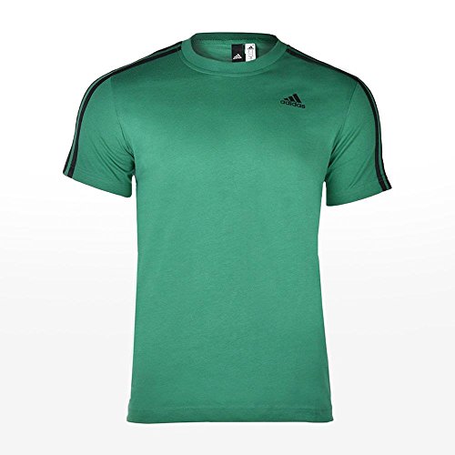 Preisvergleich Produktbild adidas Herren Essentials 3-Streifen T-Shirt, Bgreen, M