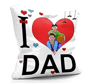 DreamVio Mirco Fabric Filled Cushion for World's Best Dad,Pyare Papa,Gifts for Daddy,Grandpa on Birthday's & Father's Day Color : White Size : 12 x 12 inch Design 122