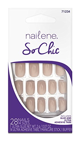 Nailene So Chic Nails, Nude Shimmer