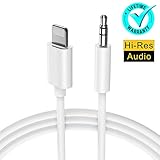 🎧 【 Transmisión suave y sonido claro de la música 】 - El cable auxiliar para el iPhone 7 está construido con un chip original actualizado para leer datos rápidamente y garantizar la estabilidad y fidelidad de la transmisión de sonido, lo que le brinda un fantástico viaje y experiencia musical al usar este cable auxiliar.