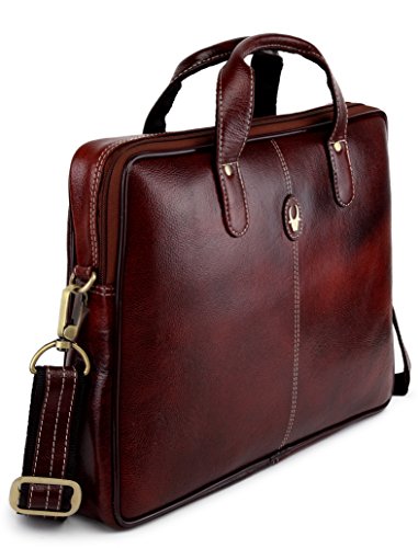 WildHorn WildHorn Brown 100 % Genuine Leather 13 inch Laptop Messenger Bag RS.1699 (72.00% Off) - Amazon