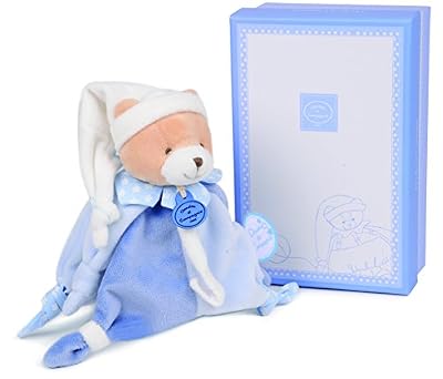 Doudou et Compagnie Petit Chou Doudou Attache-Sucette Bleu