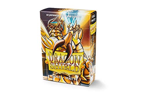 Arcane Tinman AT-11106 Sleeves: Dragon Shield Matte Japanese Gold (60) Card