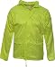 High Visibility Yellow Rain Jacket, With Hood, Small