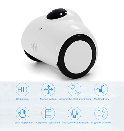 Preisvergleich Produktbild YOUYE Heimüberwachungs-Videokamera-Roboter... Innen-WiFi drahtloses IP-Fern-APP kontrolliertes bewegliches Überwachungssystem