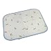 BXT Multiuse Animal Print Cotton Waterproof Infant Diaper Changing Mat Washable Urine Mats Portable Baby Changing Pads Cover Burp Nursing Incontinence Pads -115*70CM