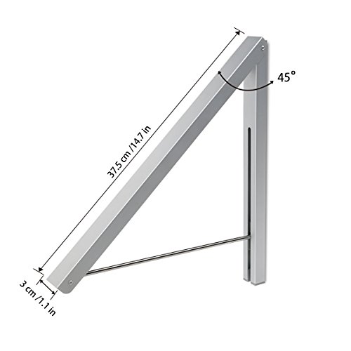 WINOMO Kleiderhaken Klappbar Wand-Kleiderständer - 5