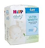 HiPP Babysanft Feucht Tücher Ultra Sensitiv , 3er Pack (3 x 208 Tücher)
