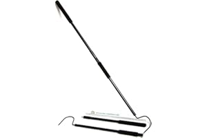 M&S Reptilien Schlangenhaken (2 in 1) 100 cm, zerlegbar mit Softgriffen