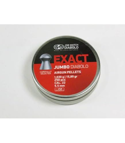 gun.cz - JSB Exact Jumbo RS 5,52mm airgun pelelts, 500pcs - JSB gun.cz - JSB Exact Jumbo RS 5,52mm airgun pelelts, 500pcs - JSB