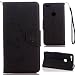 Produktbild Google Pixel XL 2016 Hülle, SpiritSun Ledertasche Schutzhülle für Google Pixel XL 2016 (5.5 Pouces) Schmetterling und Blume Muster Folio PU Leder Tasche Case Cover Bookstyle mit Standfunktion und Kredit Kartenfächer - Schwarz