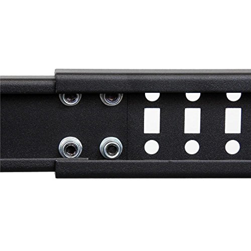 StarTech 25HE 4 Pfosten Open Frame Server Rack / Schrank tiefenverstellbar mit Rollen / Nivellierfüße und Kabelverwaltung - 4