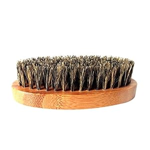 Peppermint Cafe Beard Brush with Soft Boar Bristle Hair for Help Softening and Conditioning Itchy Beards - Image 4