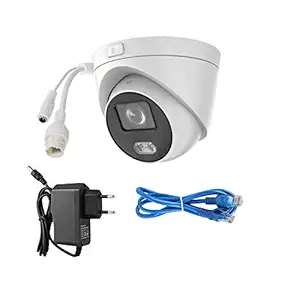 ITS 4MP Color P2P PoE IP Network HD Dome Camera with Mic Audio Support