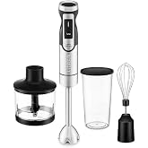 Ufesa Jupiter Max Hand Blender 1500W, Variable Speed Control, LCD Display, Turbo Function, 4 High Efficiency Blades, 500 ml C