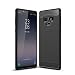 Produktbild König Design Handy-Hülle Kompatibel mit Samsung Galaxy Note 9 Hülle Silikon Schwarz Carbon Optik Case TPU Handyhülle Bumper