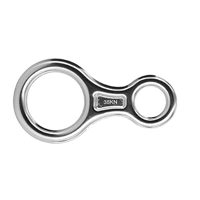 Générique Figure 8 Alpinisme Escalade Dispositif d'Assurage Anneau Petzl 35 KN - Argent