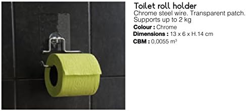 Germanica™ GRIP SEAL Magic Reuseable Kitchen Bathroom Accessories Utensils Cup Mug Soap Dish Towel Spice Rack Holders Hangers Hooks (Toilet Roll Holder)