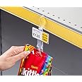 Alplas Pack of 20 Natural Fast Load 12 Product Hanging Merchandising Clip Strip - for Supermarket & Retail Stores Crisps Sweets Snacks Stationery Item Displays - 580mm Long x 25mm