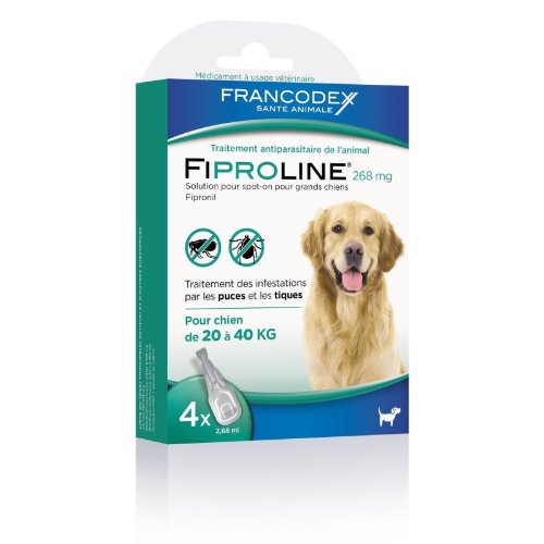 Preisvergleich Produktbild francodex FIPROLINE Große Hunde – 4 pipetten