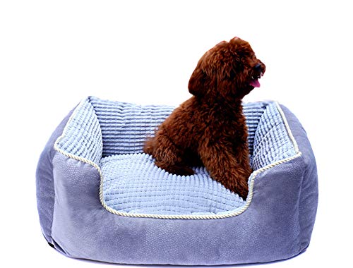 Preisvergleich Produktbild Lamzoom Weiches Hundebett wasserdicht waschbar strapazierfähig Haustierkorbmatte waschbar Hundebett Warm Luxus Hundebett kuschelig Rutschfeste Unterseite Hundesofa