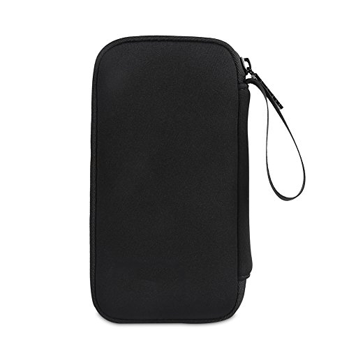BUBM Mini Schutzhülle externe Festplattentasche Tragetasche für Festplatte bis 2,5 Zoll sowie Kabel(Mittel, Schwarz) - 2