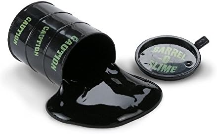 SolPortalHome Barrel-O-Slime Paint Oil Ink Tricky Gift Carnival Party Favor Joke Toys Black