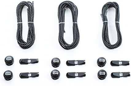 No Tie Shoelaces | Elastic laces for trainers and running shoes | Reflects light for safety at night | Ideal for walkers, runners, marathon and triathlon athletes, kids and adults | 3 pairs