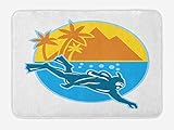 DECORATIVE BATH MAT - You can also place it in your kitchen or anywhere else you need a cozy step.