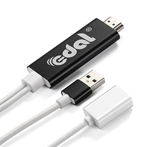 Lightning to HDMI Adapter Kabel, Kasit Lightning Digital AV auf HDMI 1080P Kabel für iPhone 7 7 plus 6s 6s plus 6 6 plus 5 5c 5s SE, iPad Air / Mini / Pro (Plug & Play) – Schwarzer - 9