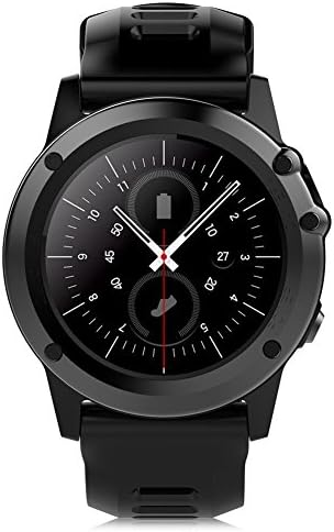 OOZIMO Fitness Tracker - Smart Watch Waterproof 1.39" OLED Screen Sports Watches For Android &amp; Ios Support 3G/WI-FI/GPS/SIM,Black