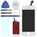 Produktbild FDAWN LCD Ersatz-Touchscreen Digitaler Bildschirm Rahmen Kit mit Reparatur Werkzeug für iPhone 5s 4,0 Zoll Weiße (Inkl. Gehärtetes Glas)
