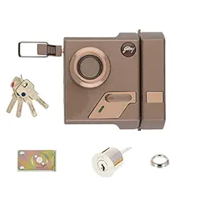 Godrej Locking Solutions and Systems EXS+ Altrix 1CK Milano Bronze Lock for Inside Opening Doors (Brown)