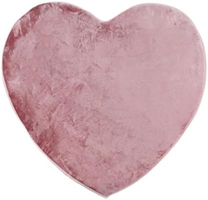 Monbeautapis Rug Flannel 090092 Star Polyester (90 x 90 cm), polyester, Powder pink, 90x85 cm