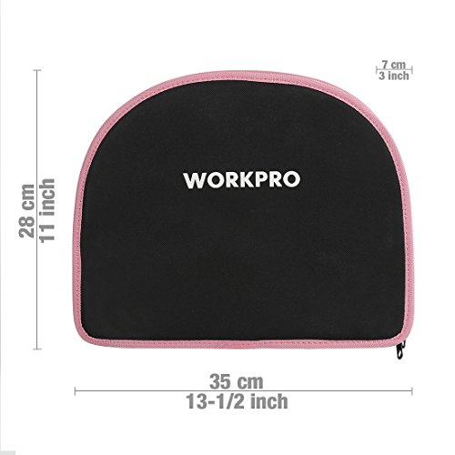 WORKPRO 103-tlg. Lady Werkzeug Set mit Tasche, Rosa Werkzeugkoffer - 3