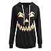 Produktbild OverDose Damen Herbst Cosplay Style Frauen Halloween Party Clubbing Kürbis Teufel Horrible Sweatshirt Pullover Hoodie Tops Bluse Shirt Oberbekleidung