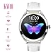 Produktbild Dkings KW10 Smart Watch IP68 wasserdichtes Herzfrequenz-Überwachungsarmband Fitness Smartwatch 2019 Mehrzweck,Physiologische Zyklusanzeige der weiblichen intelligenten Uhr des Armbanduhr (White)