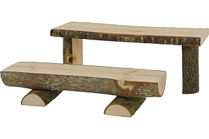 Dekoprojekt Krippenzubehör Tisch mit Bank 3 cm