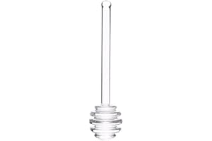TAOYUN Vaso de Miel Dipper Stick Dispensador de Jarabe Servidor Varilla agitadora de Miel Mermelada Esmalte agitador Cuchara para Tarro de Miel Accesorios de Cocina 6 Pulgadas