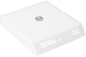 TIMEMORE White Mirror Nano Coffee Scale, Mini Espresso Scale for Baking Cooking Flow Measurement, Digital Food Scale Poor Over Hand Drip Scale Weighing Instrument Auto Mode Timer Function LED, White