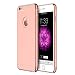 Produktbild iPhone 6s Hülle, RANVOO 3-Teilige Extra Dünn Hart Slim Thin Hard Case Cover Stylich Hochwertig Schutzhülle Schale Handy Hülle für Apple iPhone 6 & iphone 6s, Roségold [3 in 1 Apple Logo sichtbar]