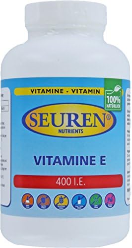 Vitamin E 250 Softgels Gluten free, lactose free and sugar free