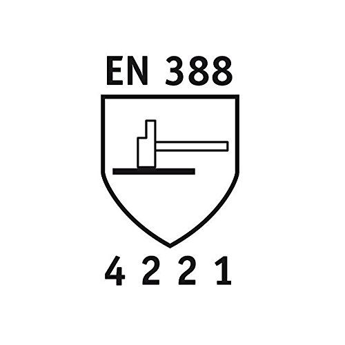 Nitras® 03440 Nitrilhandschuhe mit Stulpe Arbeitshandschuhe, Größe:10 - 2