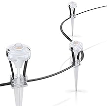OSRAM LED Gartenleuchte LIGHTIFY Gardenspot Mini 9 Spots, 5m Länge / dimmbar / warmweiß / Farbsteuerung RGB (zzgl. 5 Meter Kabel) Kompatibel mit Alexa