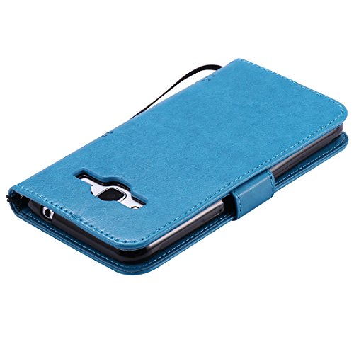 Leder Tasche für Samsung Galaxy J7 2016 SM-J710 / Samsung Galaxy J5 2016 SM-J510 Flip Case / Samsung Galaxy J3 2015/2016 SM-J310F SM-J320F Schutzhülle, Moon mood® PU Leder Tasche für Samsung Galaxy J7 2016 / Samsung Galaxy J5 2016 / Samsung Galaxy J3 2015/2016 Schutzhülle Leder Wallet Portemonnaie Kasten-Slot Baummuster Geprägt Abdeckung Stand Buchformat Unterstützung Magnetverschluss Kartenhalter Weichen TPU Innen Case - 7