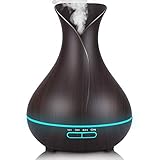 【Timer-Einstellung und Nebelsteuerung】 4 Timer-1H/3H/6H/Kontinuierliche Btriebsarten und stark oder schwach 2 Nebel-Wahlen. Drücken Sie die Nebel-Taste für 2 Sekunden, ein Piepton für starken Nebel,zwei für schwachen Nebel.Die Arbeitszeit beträgt ca. 8-12 Stunden und die Nebelmenge beträgt 30-50ml / Stunde, 8 Stunden bei starkem Nebel, 12 Stunden bei schwachem Nebel