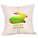 Produktbild Ostern-Platz-Home-Decor-Kaninchen-Leinen-Zierkissenbezüge-Throw-Kissenbezug-Taille-Kissenbezug URIBAKY