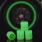 KRUTEAZ New Bike Car Tyre Air Valve Caps Universal Fluo...