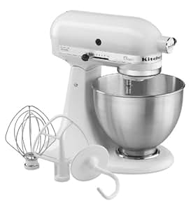 KitchenAid K45SS Classic Stand Mixer  White: Amazon.co.uk: Kitchen 